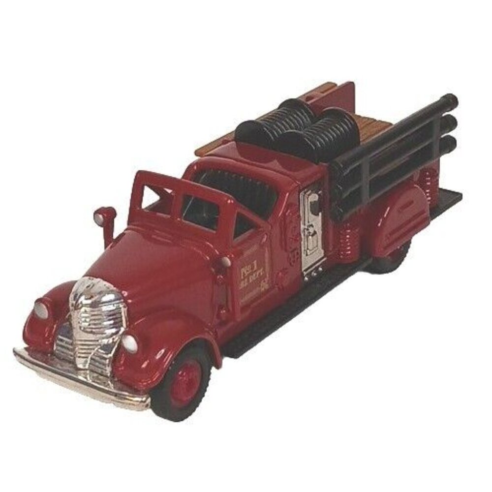 High Speed 1939 Fire Truck Ward LaFrance Readers Digest Diecast Vintage Red